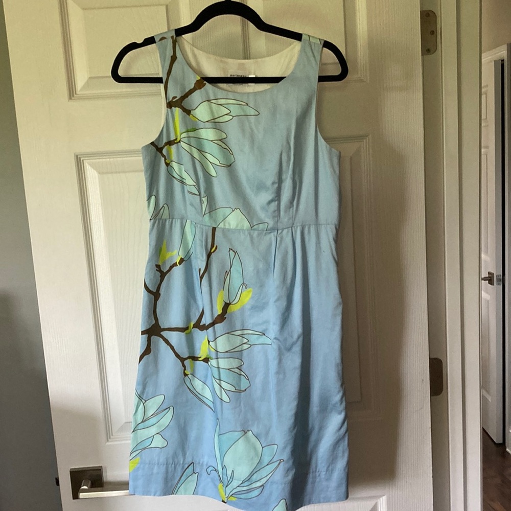 Marimekko blue patterned dress